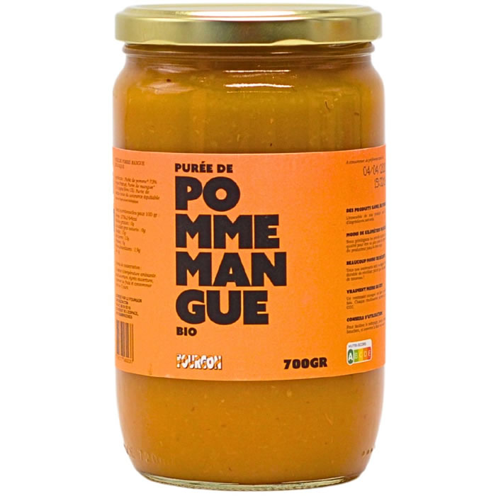 LE FOURGON Dessert pomme mangue sans sucres ajoutés bio