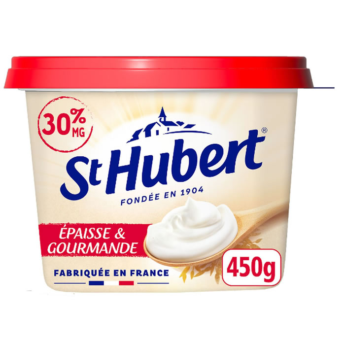 ST HUBERT Aide culinaire à base de lait et d'huile végétale 30% M.G