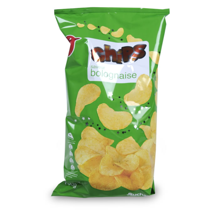 AUCHAN Chips saveur bolognaise