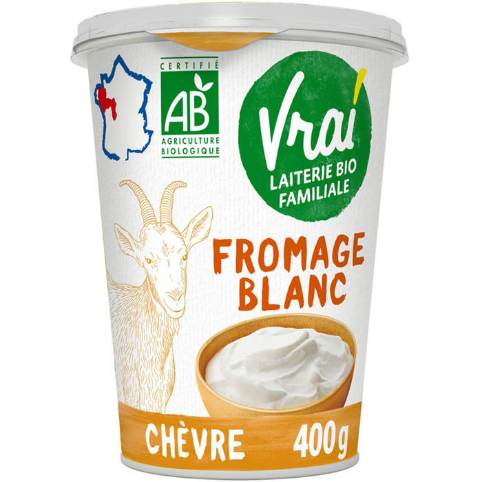 VRAI Fromage blanc au lait de chèvre bio