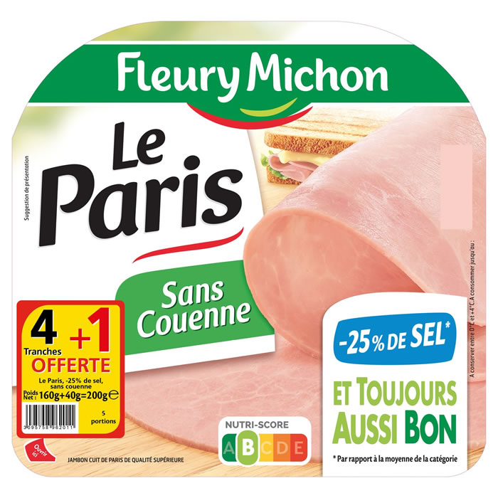 FLEURY MICHON Le jambon de Paris réduit en sel