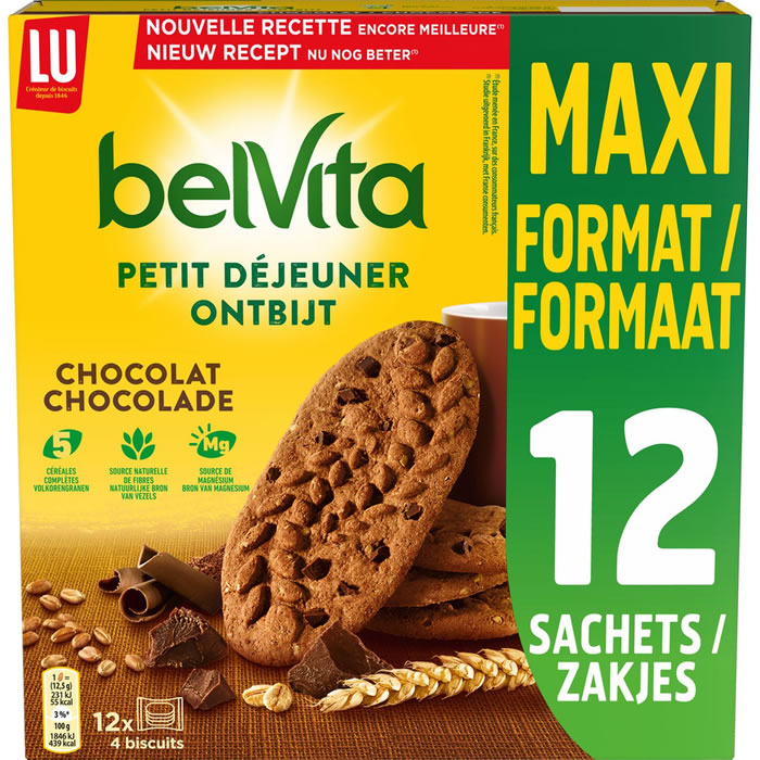 BELVITA Biscuits petit-déj au chocolat