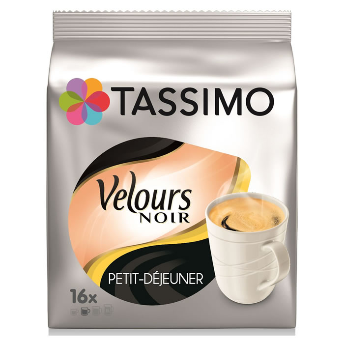 TASSIMO Velours Noir Dosettes de café petit-déjeuner
