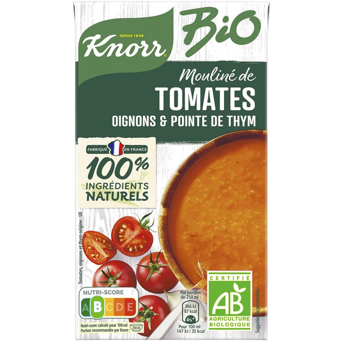 KNORR Mouliné de tomates bio