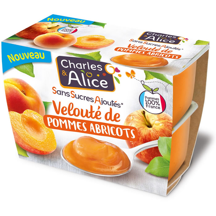 CHARLES&ALICE Velouté de pommes abricots