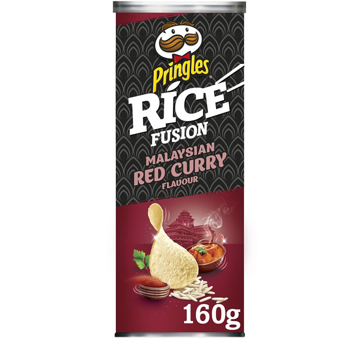 PRINGLES Rice Fusion Chips tuiles saveur malaysian red curry