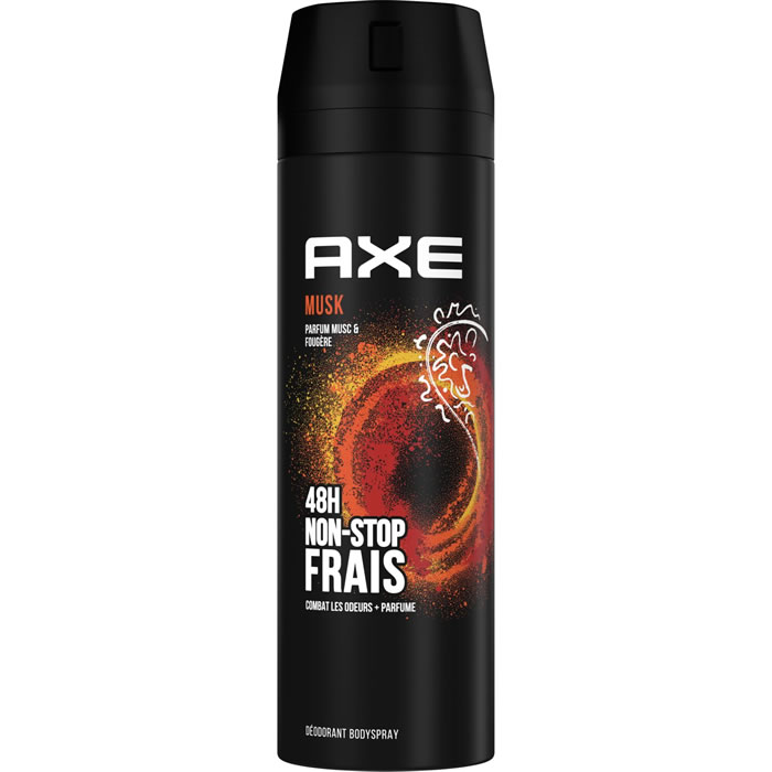 AXE Musk Déodorant spray homme musc et fougère 48h