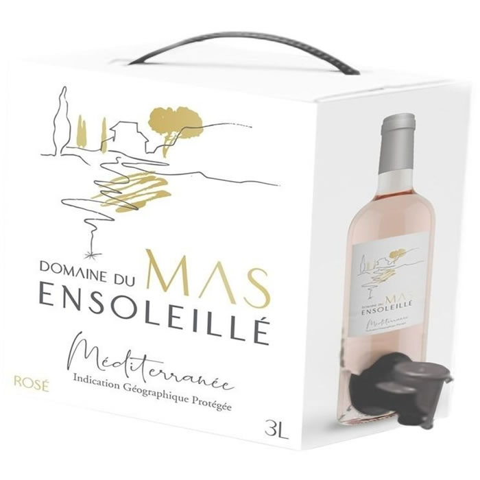 MÉDITERRANÉE Domaine Du Mas Ensoleillé Vin rosé HVE IGP