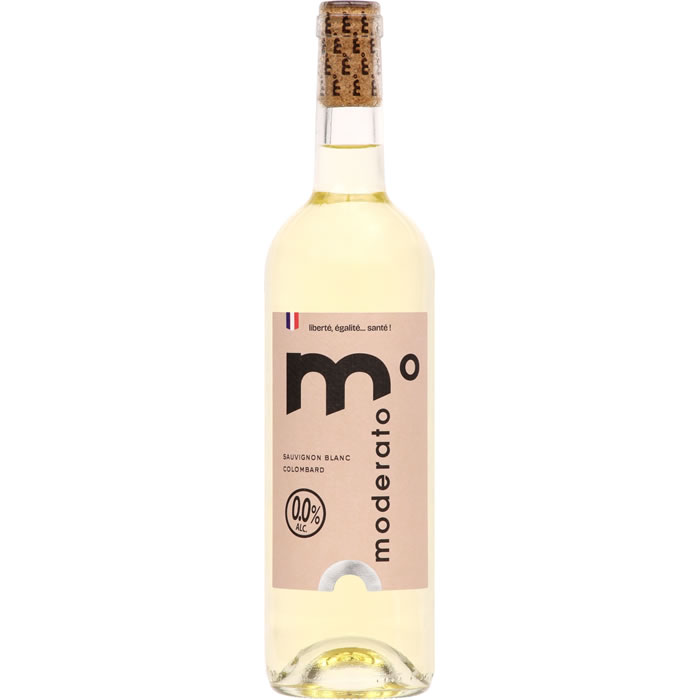 MODERATO Vin blanc sec sans alcool