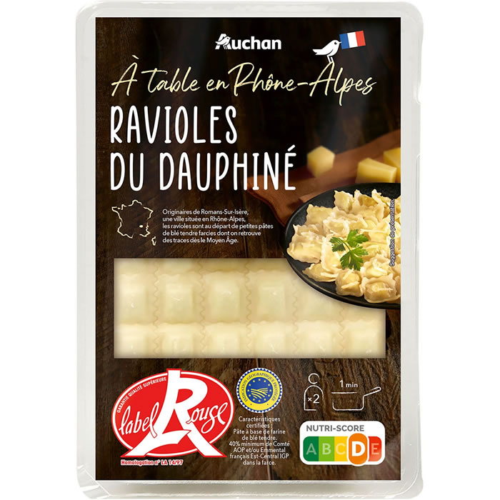 AUCHAN MMM ! Ravioles du Dauphiné IGP label rouge