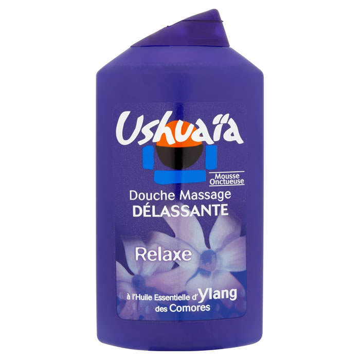 USHUAIA Gel douche massage à l'huile essentielle d'Ylang