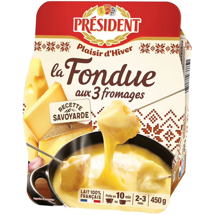 PRESIDENT Fondue aux 3 fromages