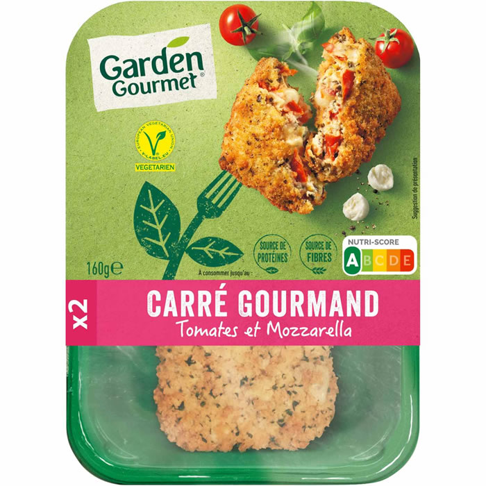 GARDEN GOURMET Carré gourmand tomates et mozzarella