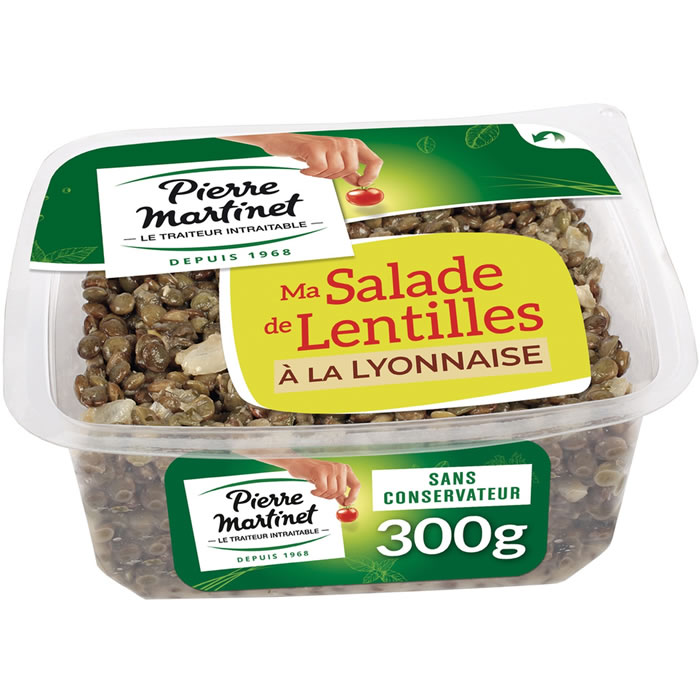 PIERRE MARTINET Salade de lentille à la lyonnaise
