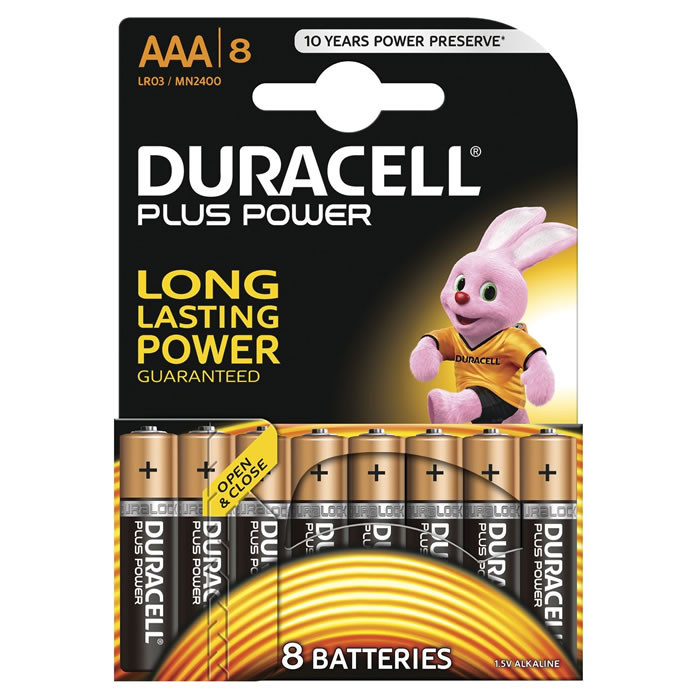 DURACELL Plus Power Piles alcaline LR03 - type AAA