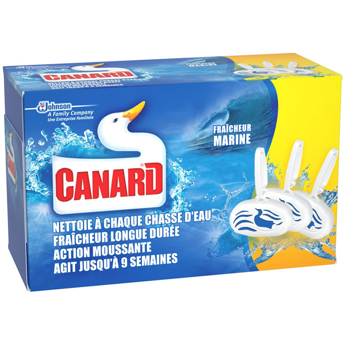 CANARD Blocs nettoyant WC fraîcheur marine