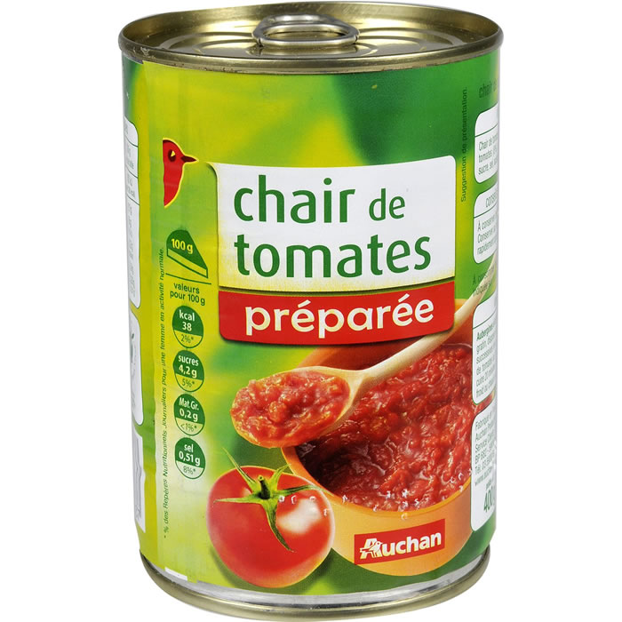 AUCHAN Chairs de tomates préparées