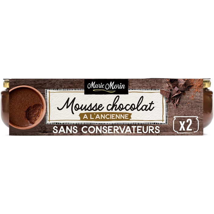 MARIE MORIN Mousse au chocolat à l'ancienne