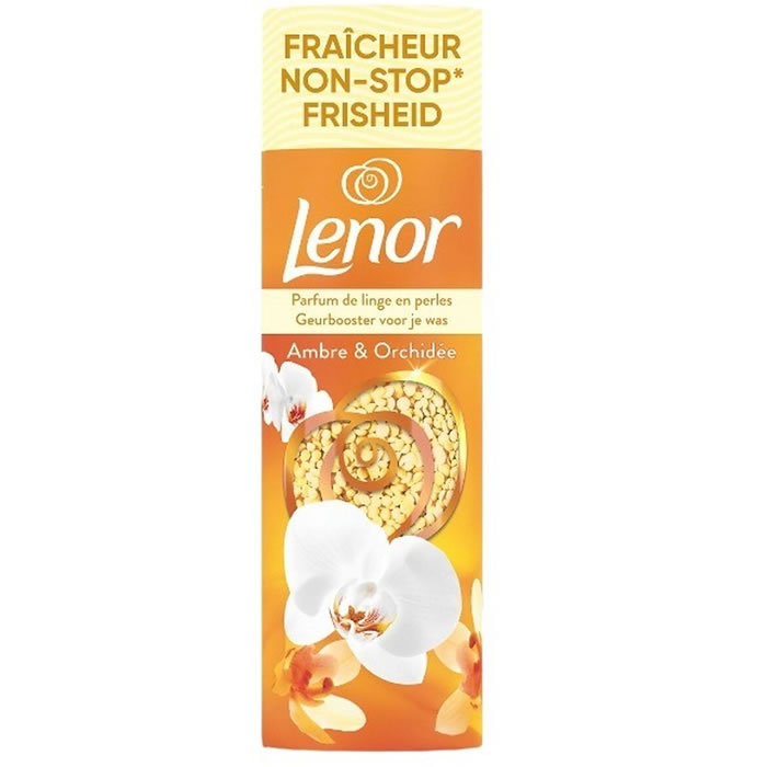 LENOR Parfum de linge en perles ambre et orchidée