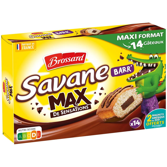 BROSSARD Savane Gâteaux barre au chocolat