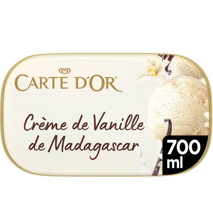 CARTE D'OR Crème glacée à la vanille de Madagascar