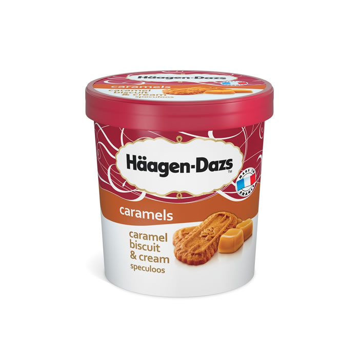 HÄAGEN-DAZS Crème glacée au caramel, au biscuit et au spéculoos
