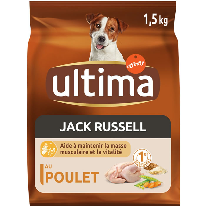 ULTIMA Spécial jack russell Croquettes pour chien -10kg au poulet