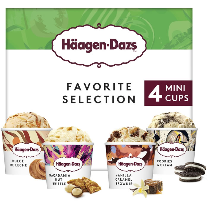 HÄAGEN-DAZS Favorite Selection Assortiment de mini crème glacée