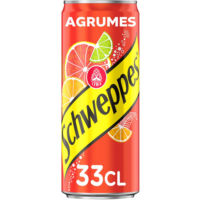 SCHWEPPES Boisson gazeuse aux 4 agrumes