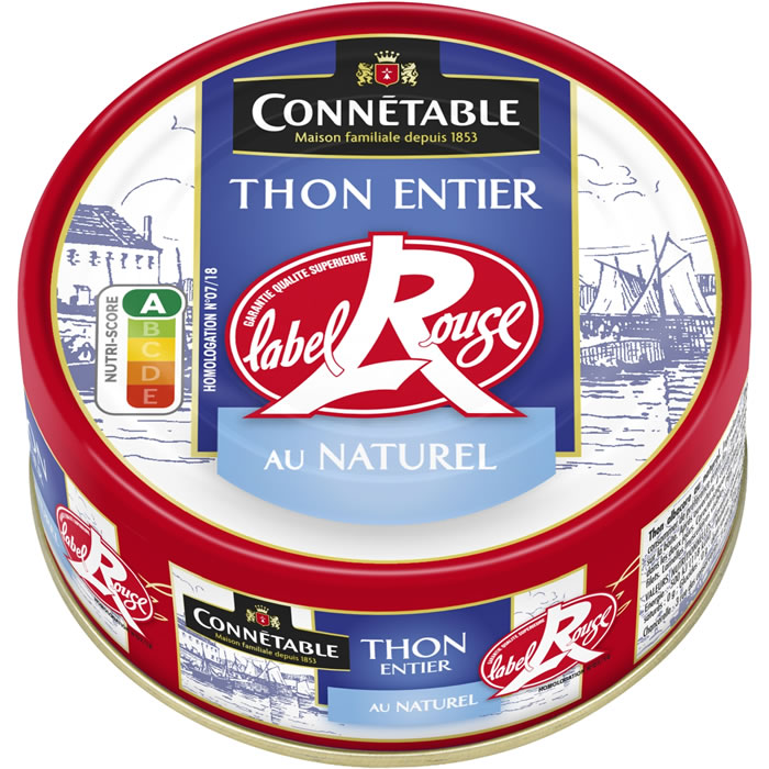 CONNETABLE Thon entier au naturel MSC label rouge