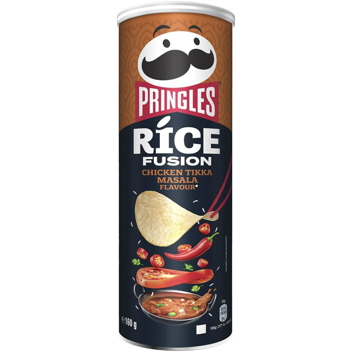 PRINGLES Rice Fusion Chips tuiles saveur poulet tikka massala