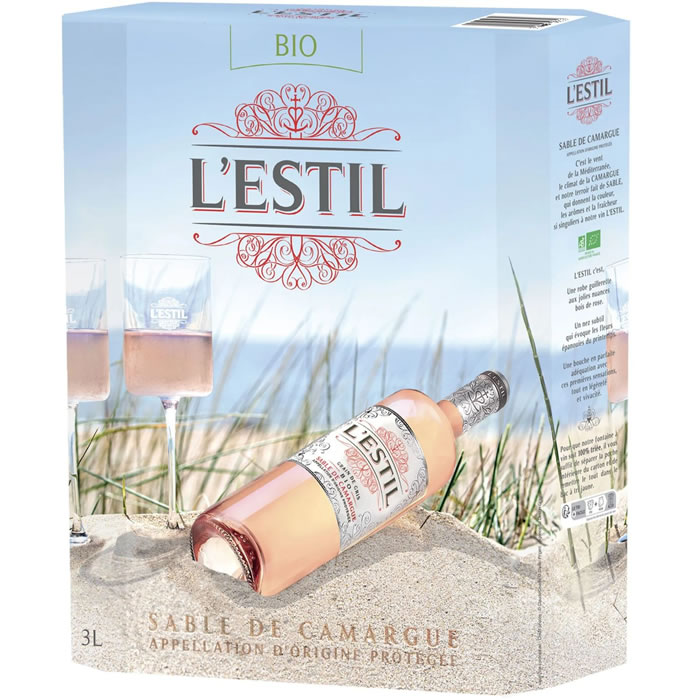 SABLE DE CAMARGUE L'Estil Vin rosé bio AOP