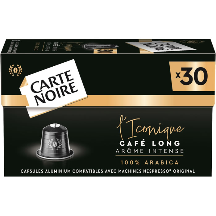 CARTE NOIRE L'Iconique Capsules de café allongé