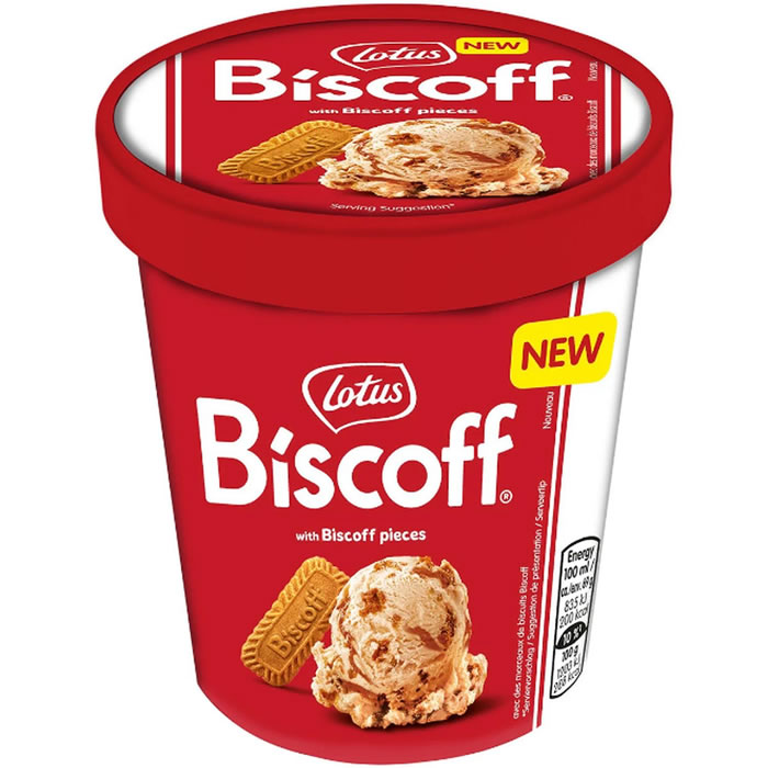 LOTUS Biscoff Crème glacée à la vanille et au spéculoos