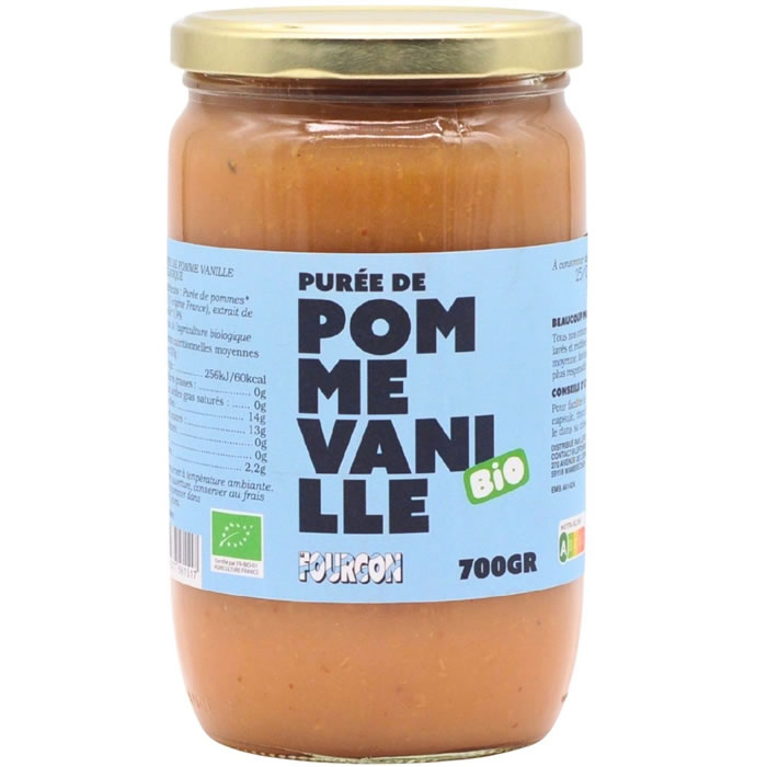 LE FOURGON Dessert pomme vanille bio