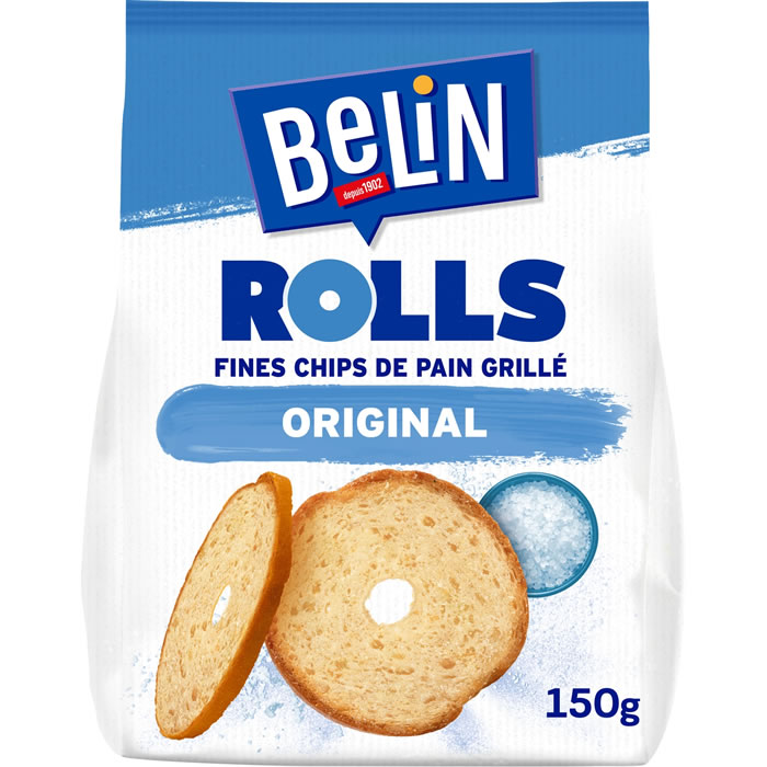BELIN Rolls Chips fines de pain grillé nature