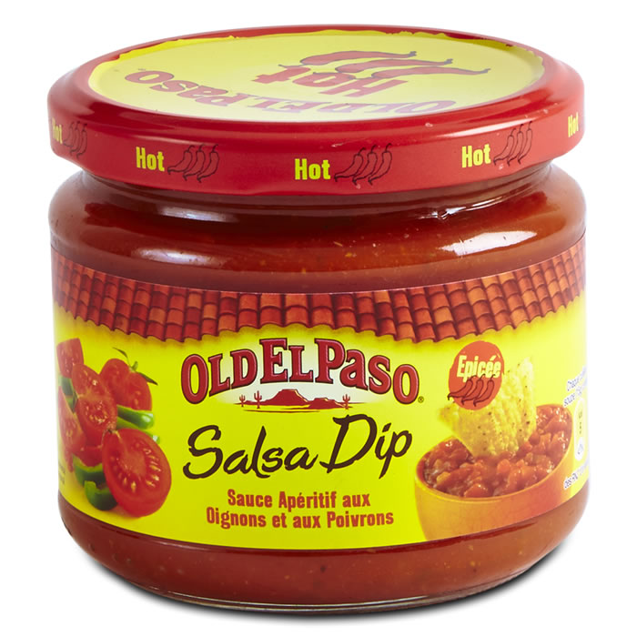 OLD EL PASO Salsa Dip Sauce apéritif aux oignons et aux poivrons