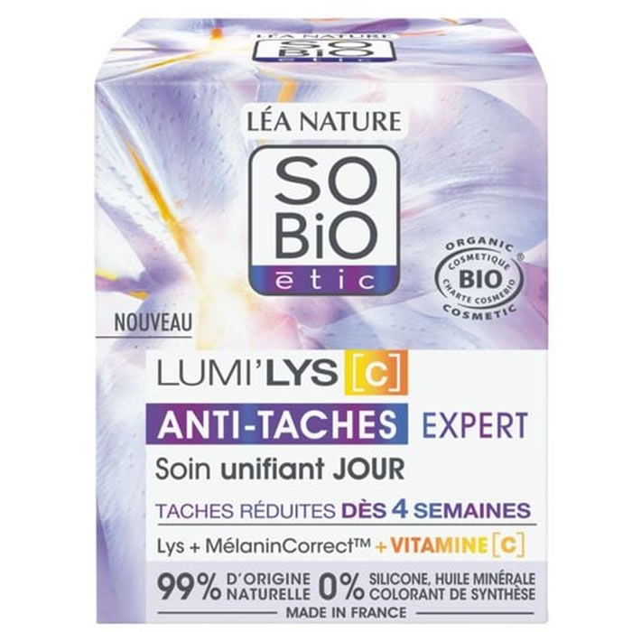 SO BIO ETIC Lumi'Lys Soin visage jour anti-tâche bio