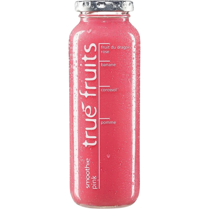 TRUE FRUITS Smoothie pomme, carossol, banane et fruit du dragon