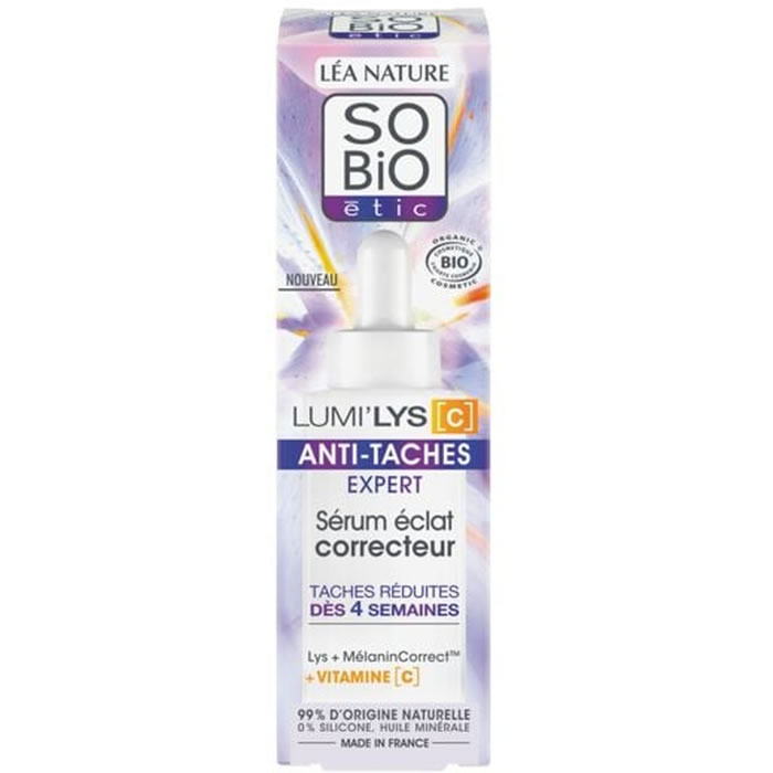SO BIO ETIC Lumi'Lys Sérum éclat correcteur anti-tâches bio