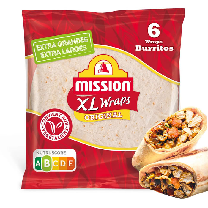 MISSION Wraps XL au blé nature