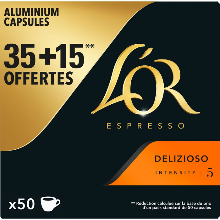 L'OR Delizioso Capsules de café espresso N°5
