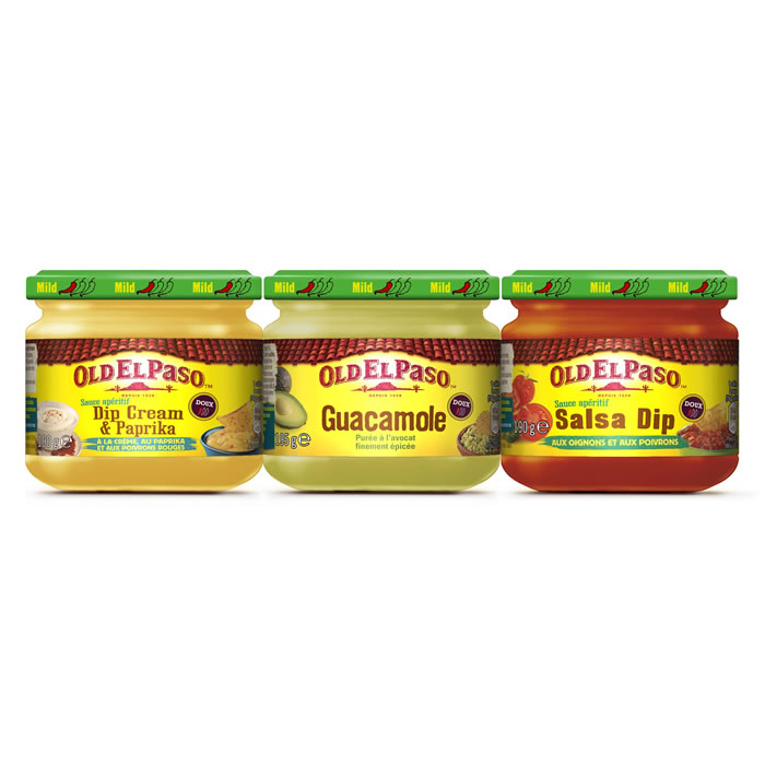 OLD EL PASO Assortiment de trois sauces mild