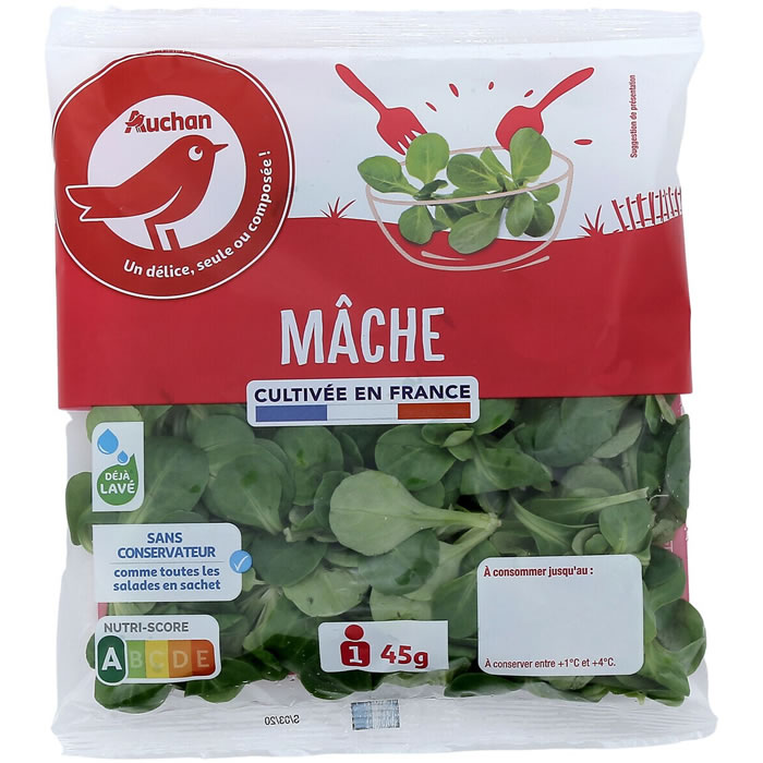 AUCHAN Salade mâche