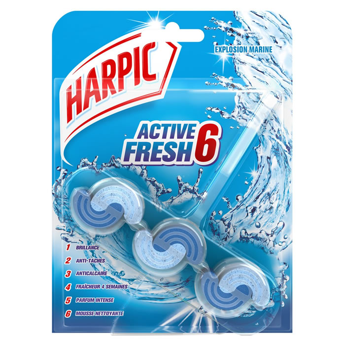 HARPIC Active Fresh Bloc WC explosion marine