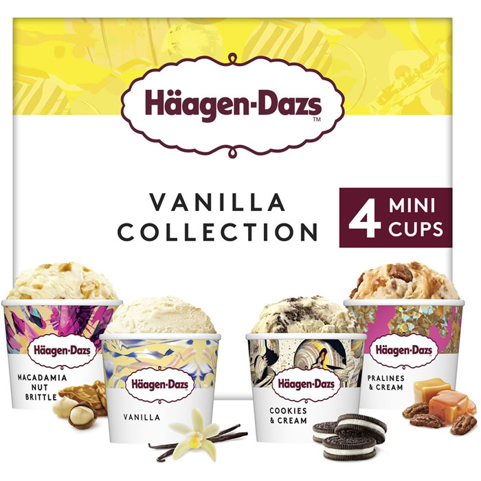 HÄAGEN-DAZS Vanille Collection Assortiment de mini crème glacée