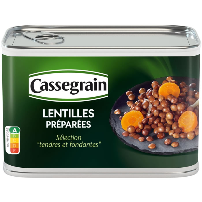 CASSEGRAIN Lentilles cuisinées