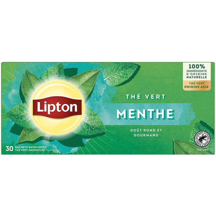 LIPTON : Thé vert à la menthe - chronodrive