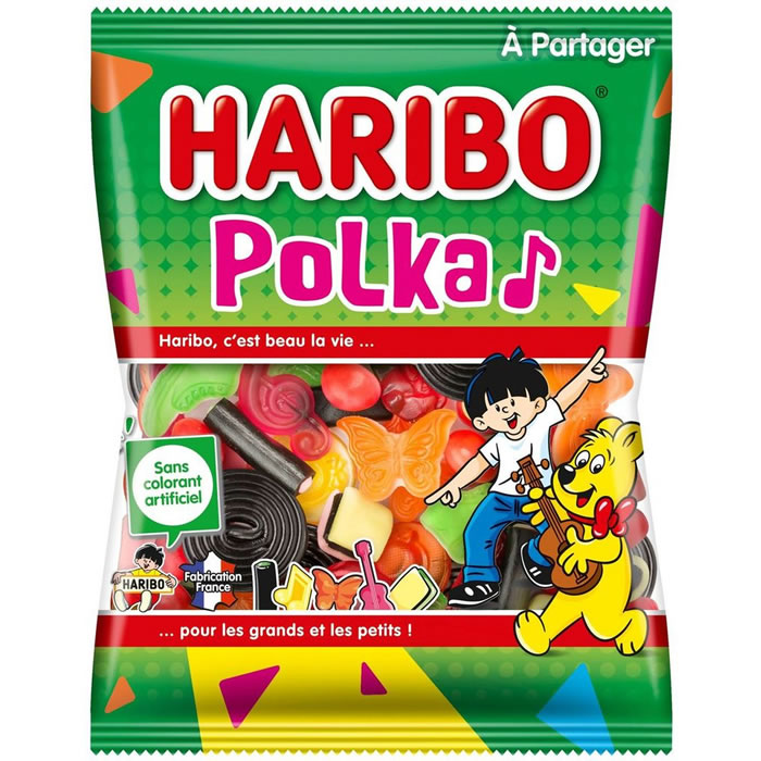 HARIBO Polka Assortiment de bonbons