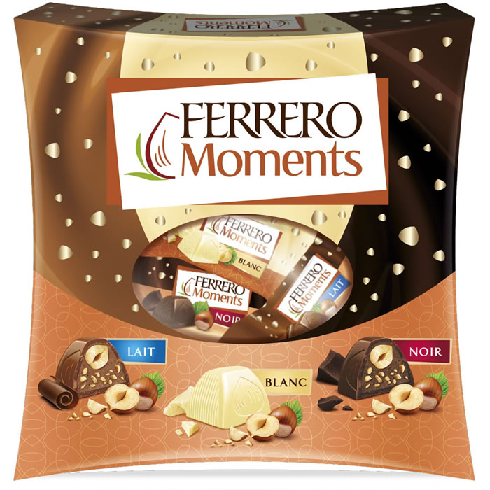 FERRERO : mini bouchées aux 3 parfums de chocolat